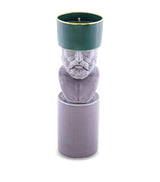 Porcelain Candle Holder for Tealight Scented Candles, 23cm Height, Renaissance-Inspired Design