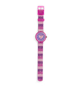 Harrods Flik Flak Stripy Glitter Watch- Buy online at McGrocer