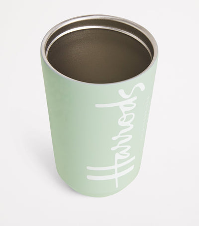 Harrods Insulated Travel Cup for Hot and Cold Beverages, Hand Wash Only, 15cm x 12cm Approx.- Buy online at McGrocer