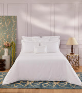 Harrods Yves Delorme Organic Cotton Duo Pierre Double Duvet Cover 200cm x 200cm- Buy online at McGrocer