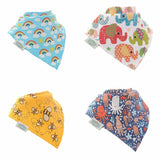 Ziggle Colour Burst Bandana Dribble Bib Set (British brand)