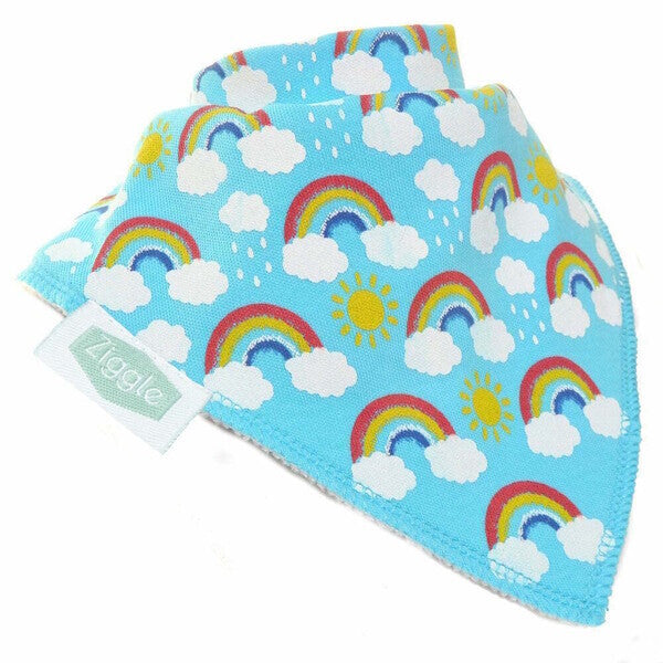 Ziggle Colour Burst Bandana Dribble Bib Set (British brand)