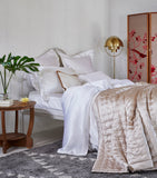 Gingerlily silk double fitted sheet 140cm x 200cm, UK version