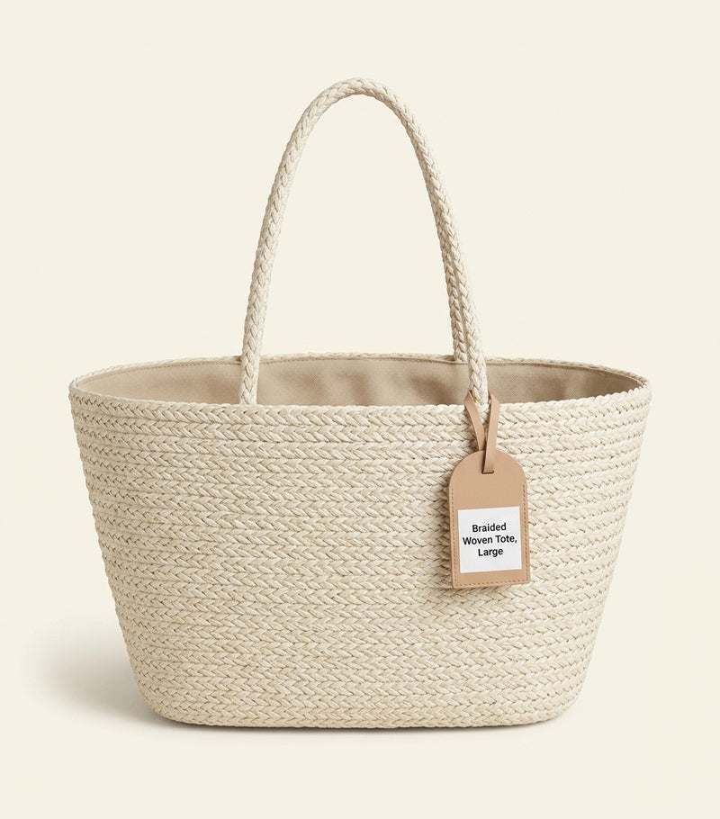 Prada large woven leather tote bag Italian craftsmanship - British product