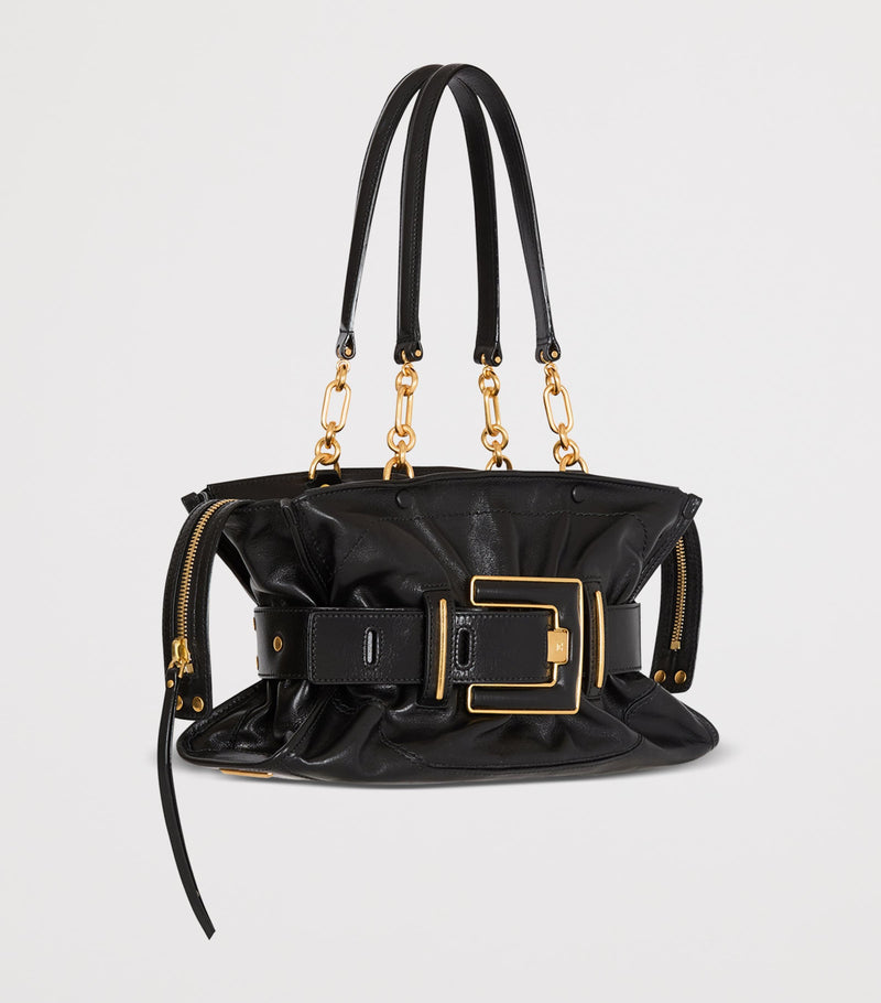 Balmain Anthem shoulder bag in buffalo leather, UK version
