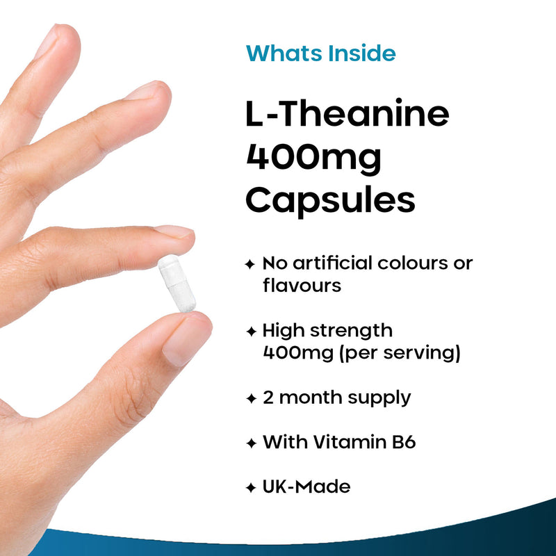 New Leaf L-Theanine 120 capsules (British brand)