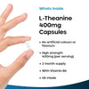 New Leaf L-Theanine 120 capsules (British brand)