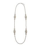 Marina Rinaldi embellished torchon chain necklace, imported from the UK