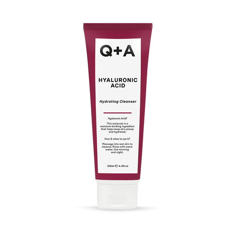 Q+A Hyaluronic Acid Gel Cleanser 125ml (British brand)