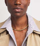 Jade Trau yellow gold diamond Constellation Plié choker (British brand)