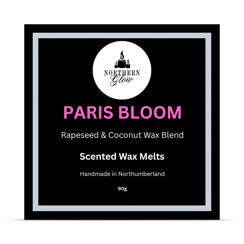 Hand-poured natural scented wax melt squares (British brand)