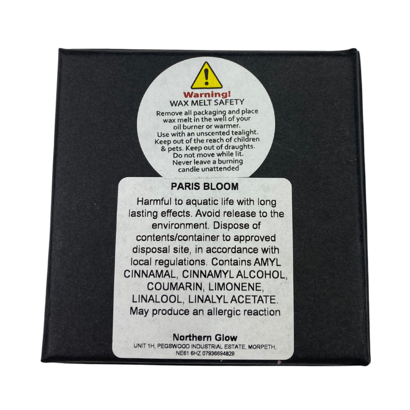 Hand-poured natural scented wax melt squares (British brand)