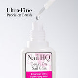 Nail HQ Brush on Nail Glue 10 ml, imported from the UK