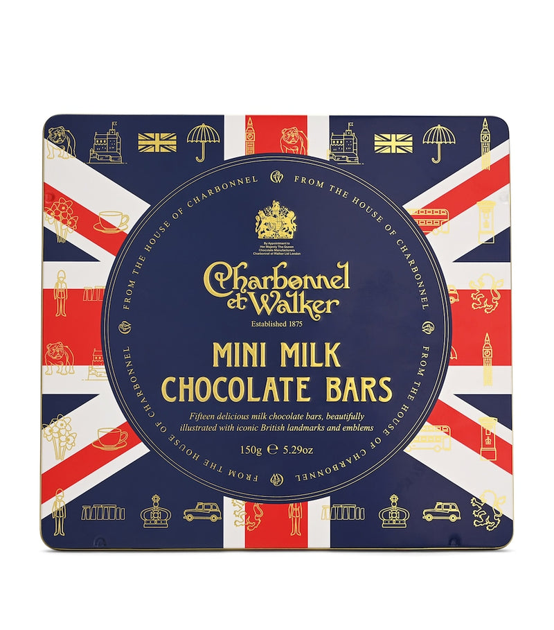 Charbonnel et Walker Union Jack milk chocolate slims tin 150g - British product