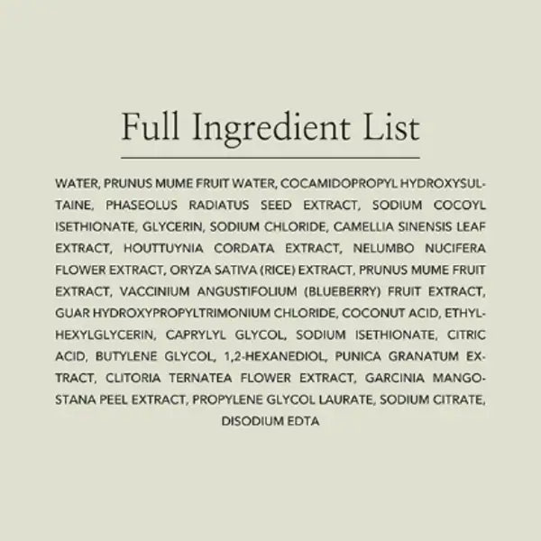 Beauty Of Joseon Green Plum Refreshing Cleanser 100ml - British product