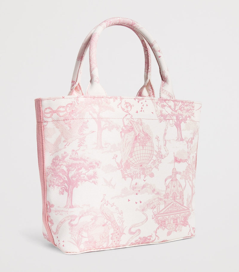 Harrods small toile print tote bag, UK version