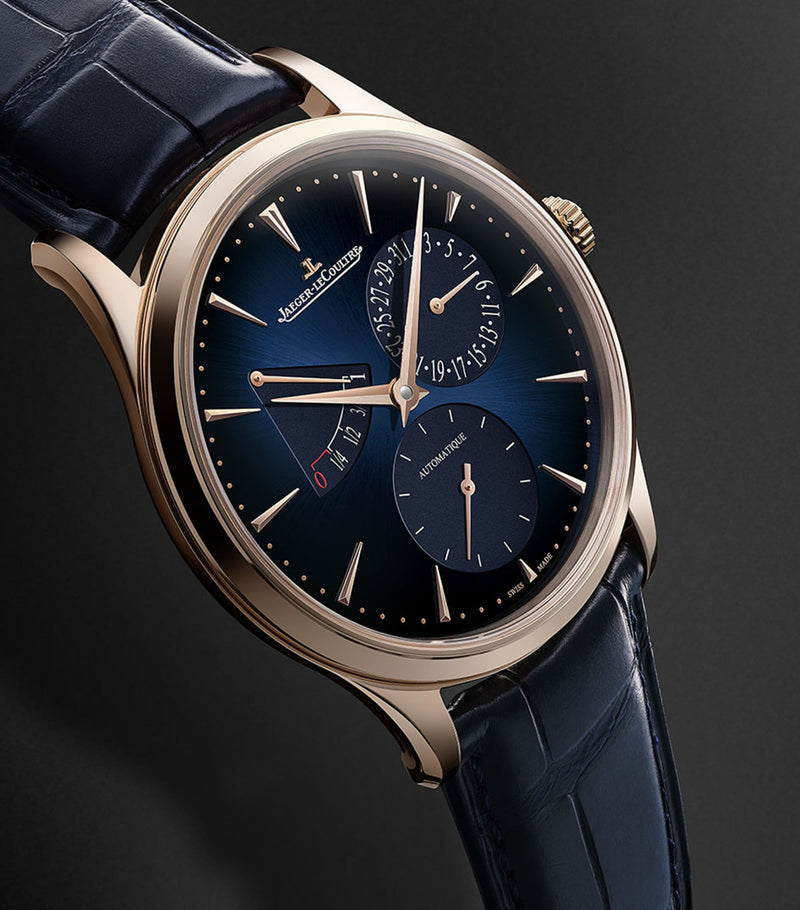 Jaeger-LeCoultre rose gold Master Ultra Thin power reserve watch 39mm, UK version
