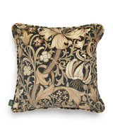 Harrods House Of Hackney Velvet Golden Lily Cushion 40cm x 40cm- Buy online at McGrocer