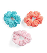 Harrods Hunza G Kids Crinkle Scrunchies Set of 3- Buy online at McGrocer