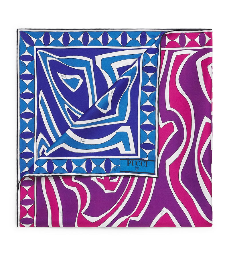 PUCCI silk scarf Labirinto 90x90cm - British product