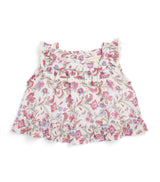 Harrods Louise Misha Cotton Floral Inessa Baby Top (6-24 Months)- Buy online at McGrocer