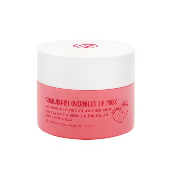 W7 Sweet Dreams Overnight Lip Mask Strawberry 12G (British brand)