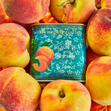 Black tea with peach loose leaf caddy 125g (British brand)