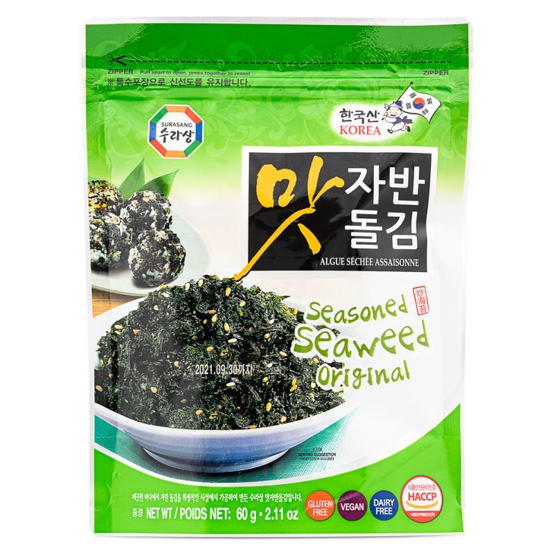 Surasang seasoned seaweed original (British brand)