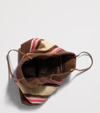 Miu Miu woven stripe tote bag L'ETÉ collection (British brand)