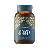 Holland & Barrett Ayurvediq Organic Ginger Capsules - 120 Vegan Capsules- Buy online at McGrocer