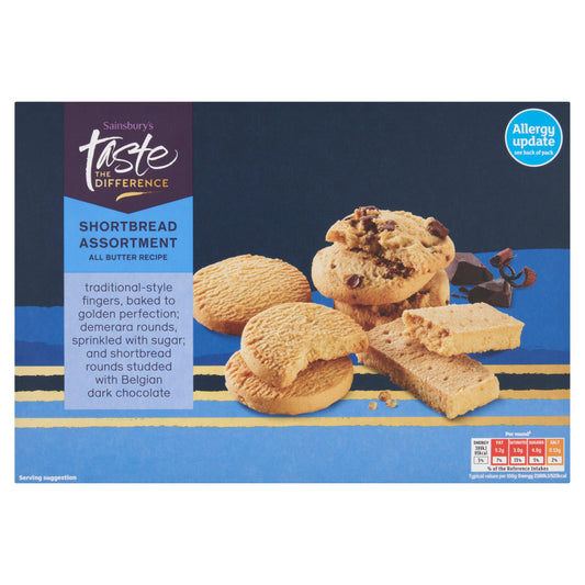 Sainsbury's Shortbread Assortment, Taste the Difference 400g