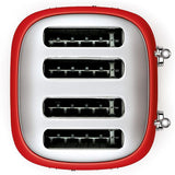 Smeg TSF03 roter Toaster Retro-Stil - Britisches Produkt