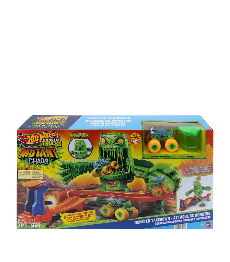 Hot Wheels Monster Trucks Mutant Chaos set, imported from the UK
