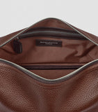 Aspinal of London Leather Reporter wash bag - British product