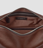 Aspinal of London Leather Reporter wash bag - British product