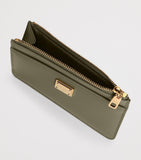 Dolce&Gabbana calfskin card holder with gold-tone plate - British product
