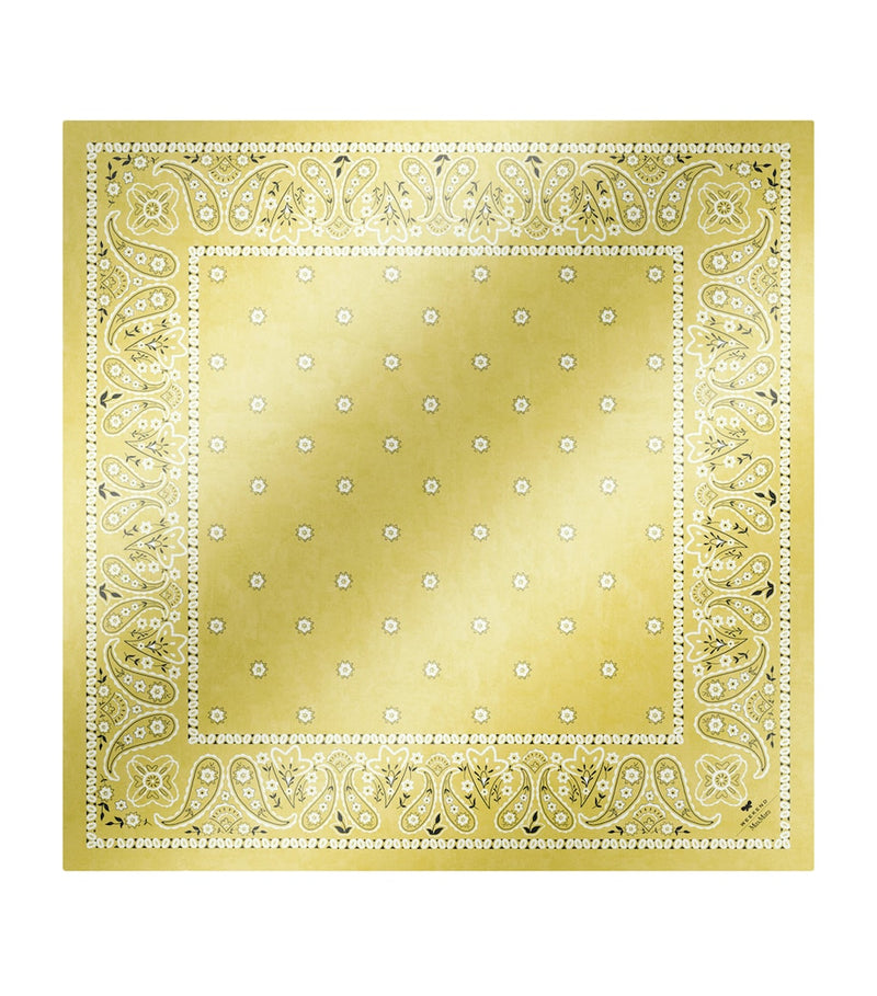 Weekend Max Mara printed silk twill scarf 65cm, UK version
