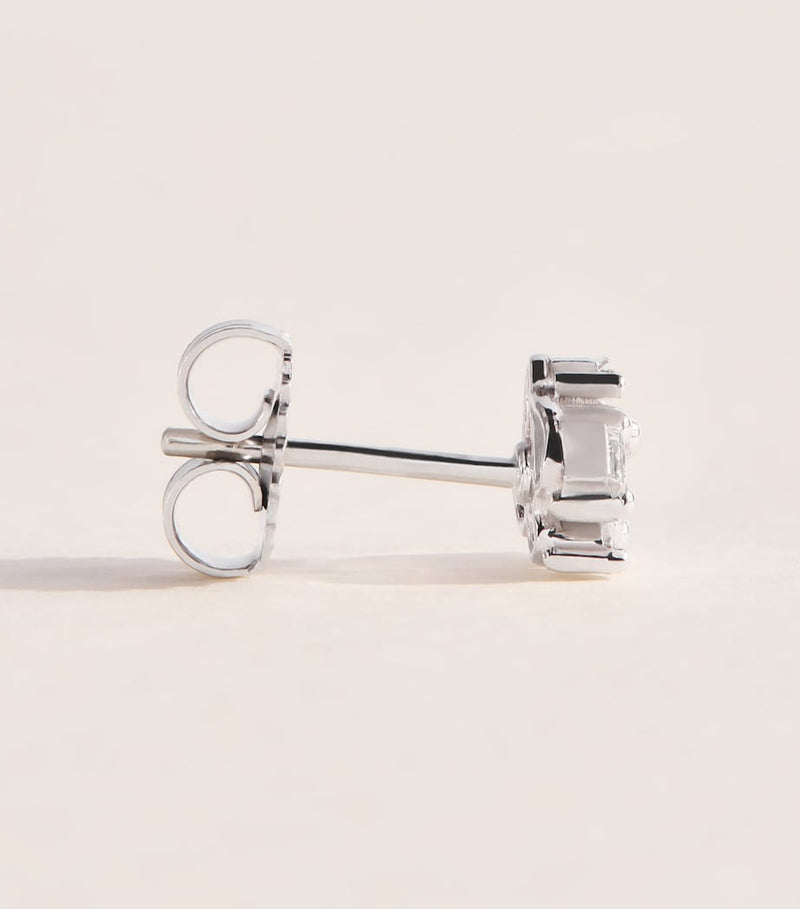 Suzanne Kalan diamond princess cluster stud earrings - British product