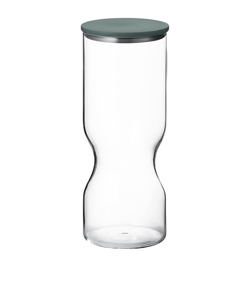 Georg Jensen Alfredo Large Glass Canister, UK version