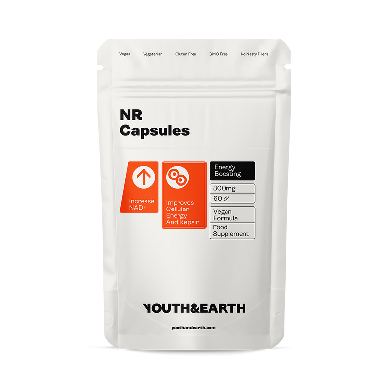 Youth and Earth NR capsules 300mg 60 capsules, imported from the UK