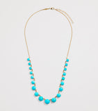 Jacquie Aiche Shaker necklace turquoise yellow gold - British product