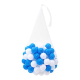 Livingandhome plastic ball pit balls blue white 6cm (British brand)