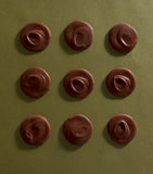 Harrods milk chocolate thins salted caramel 144g, UK version