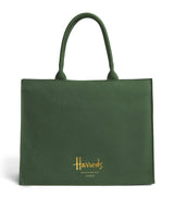 Harrods Harrods Large Cotton Logo Tote Bag- Buy online at McGrocer