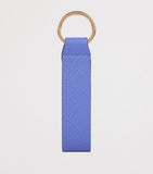 Smythson Panama keyring in calfskin leather (British brand)