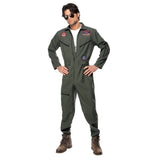 Smiffys Top Gun costume large with jumpsuit and glasses - British product
