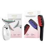 جهاز Ovey لتدليك الوجه والشعر بتقنية LED، إصدار المملكة المتحدة