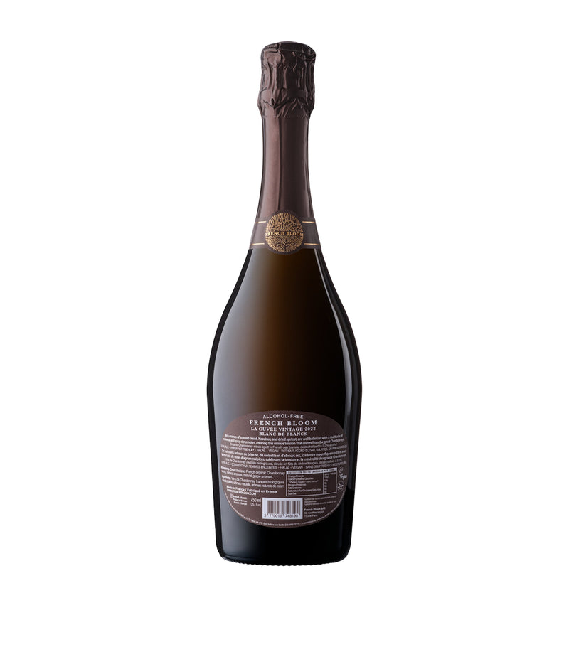 French Bloom La Cuvée 2022 alcohol-free sparkling wine 75cl - British product