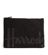 Harrods Harrods Large Cotton Logo Storage Pouch- Buy online at McGrocer