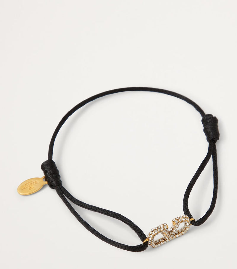 Valentino Garavani bracelet with crystal VLogo signature, UK version